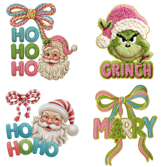 Transfer #211 Christmas Stitches