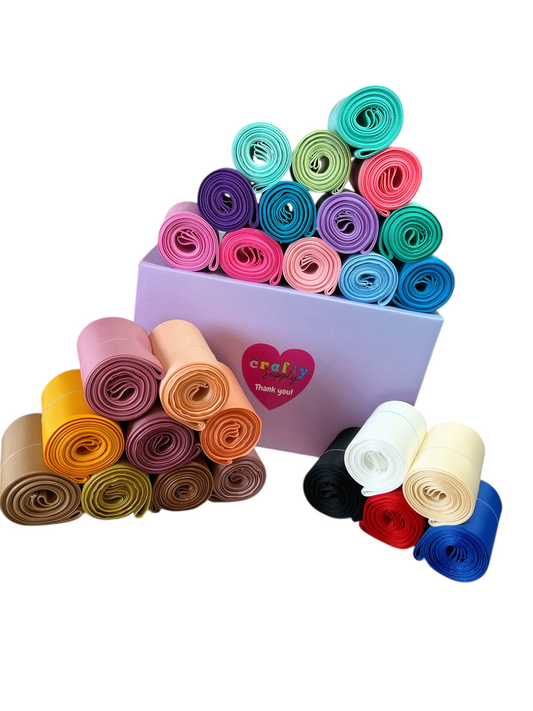 Kit Grosgrain 7.5cm Solid 27 Colors