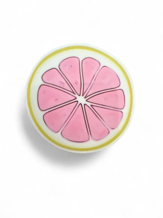 Limonada rosa de resina plana de 5 cm