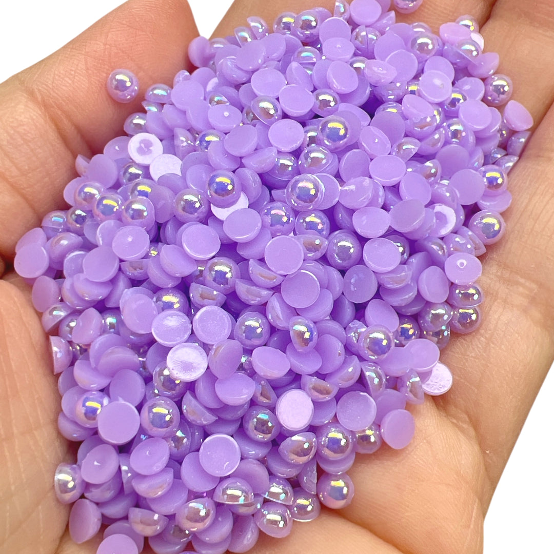 Lilac  Acrylic Pearl 1200pcs