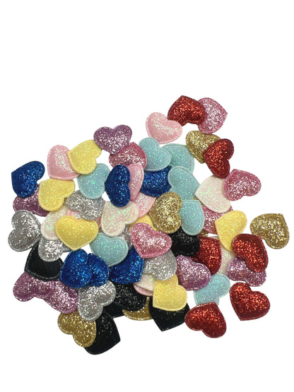 66 piezas de peluche mini con purpurina de 1,5 cm