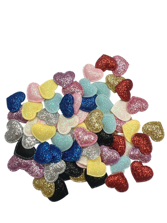 66 piezas de peluche mini con purpurina de 1,5 cm