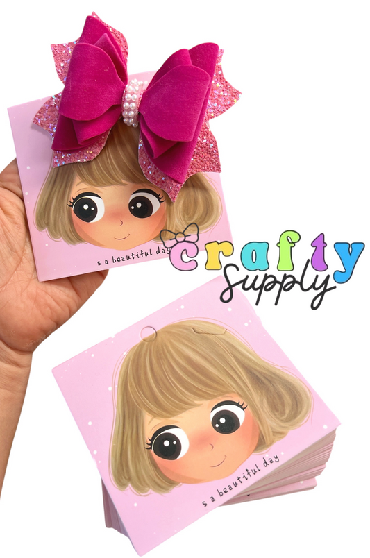 Cardboard Pink Girl
