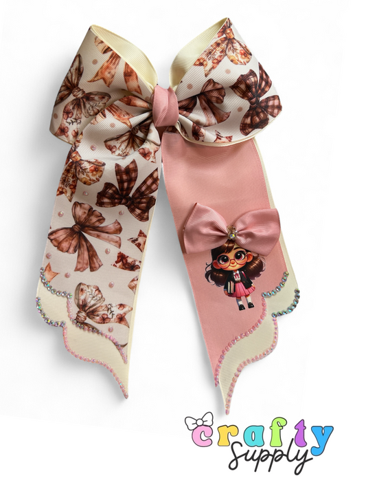 School Bow Girl Cheer