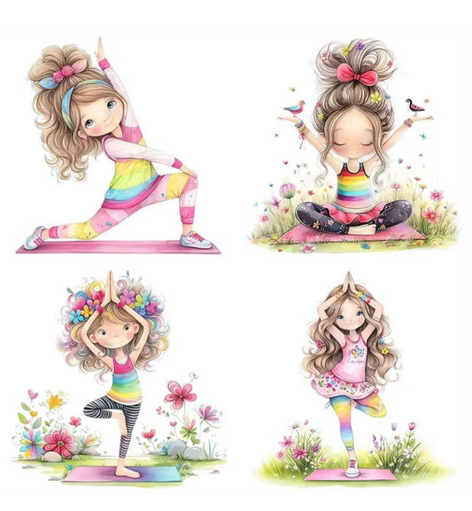 Hoja de transferencia de tiempo de yoga