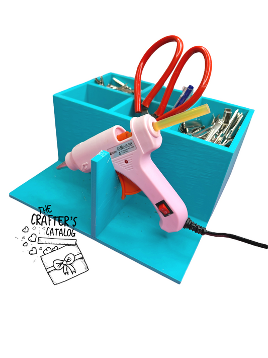 Organizador de manualidades con pistola de pegamento modelo PLA-05