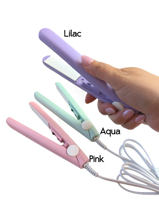 Mini plancha para el cabello