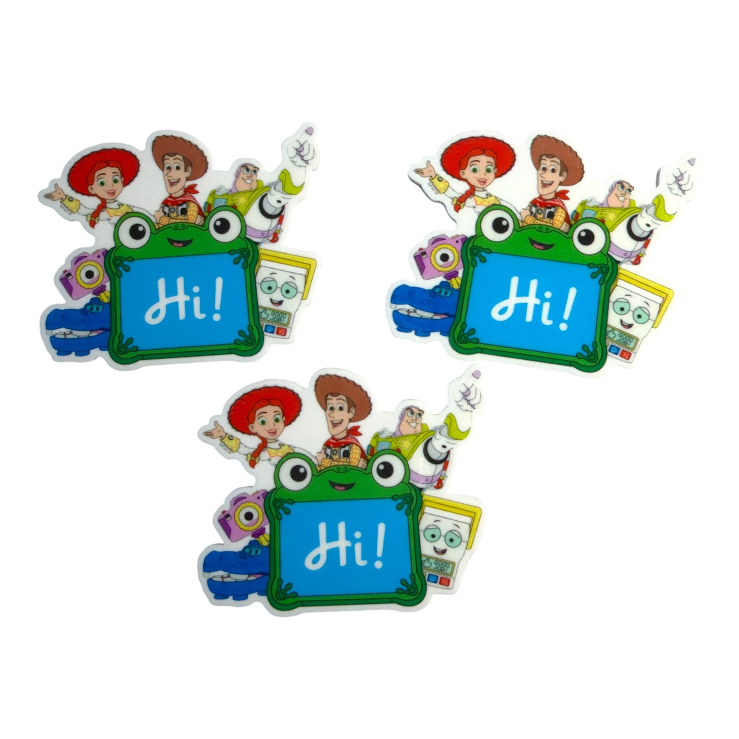 3 resins Toys pals