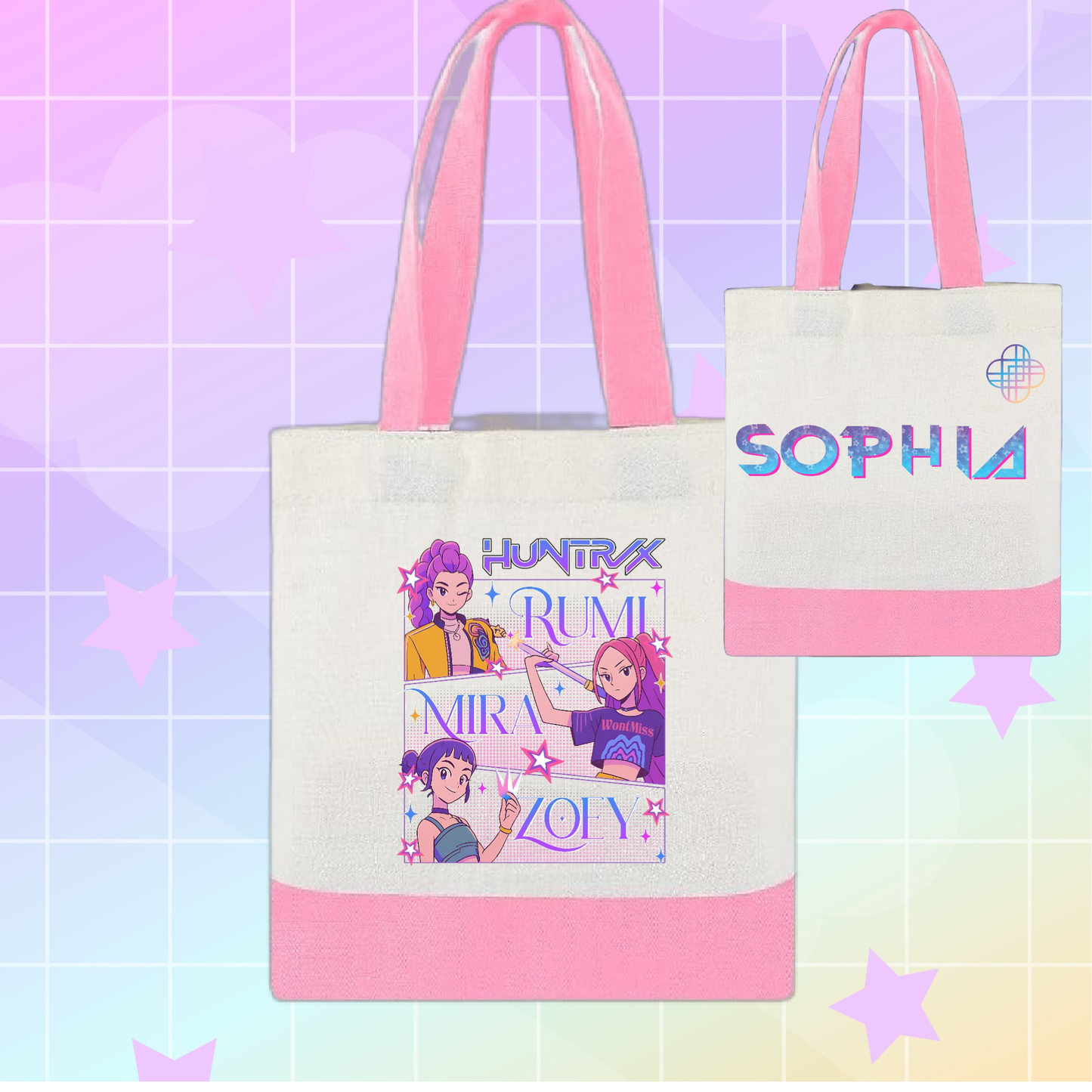 Personalized Kids Mini Canvas Tote Bag