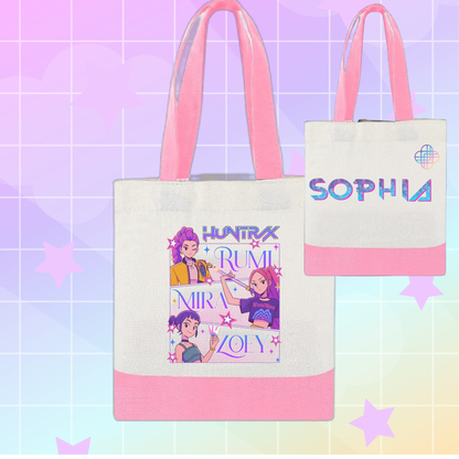 Personalized Kids Mini Canvas Tote Bag