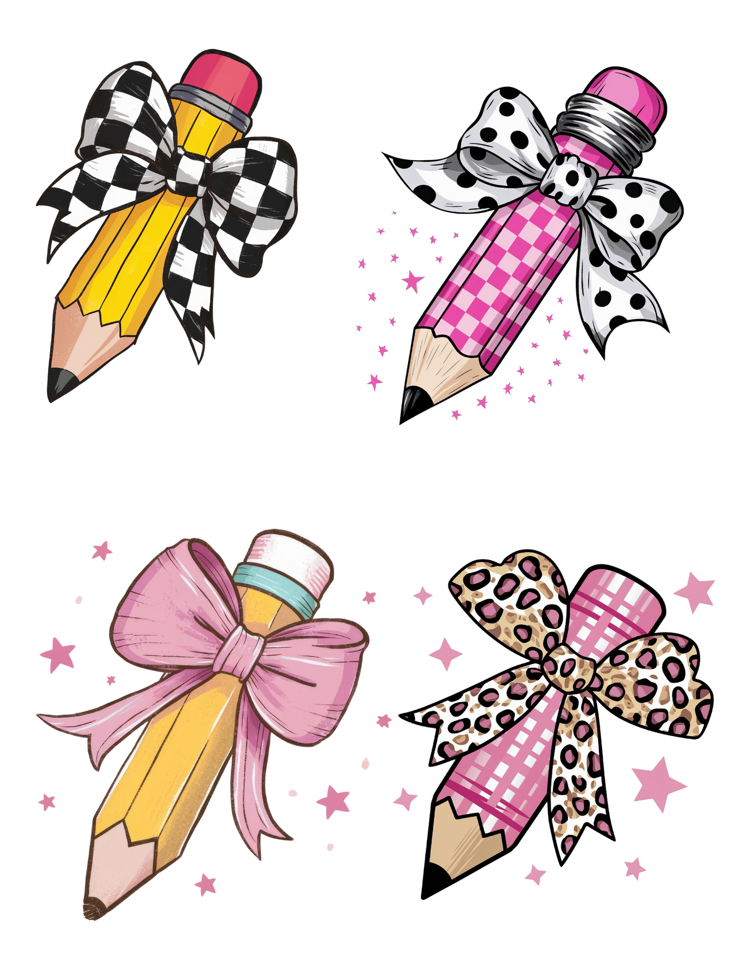 Transfer #187 Pencils Coquette