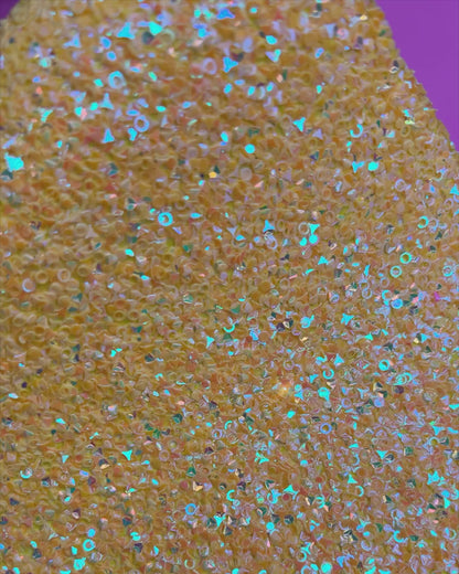 Set of 6 colors  Mega Chunky Glitter Studs