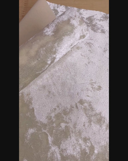 Velvet Fabric Ivory