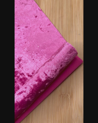 Velvet Fabric Fiushia