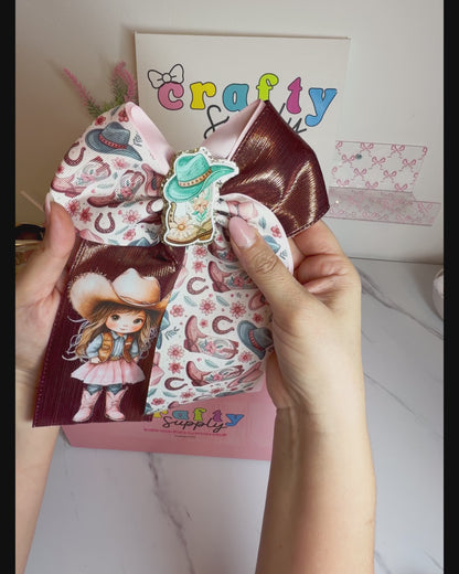 Cowgirl Kit 3inch 7.5cm Ribbon 37 yards + Accesories