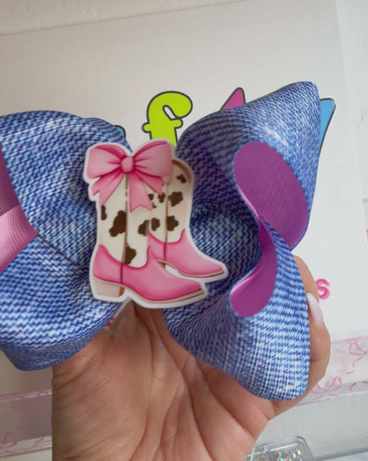 2 Mini Boutiques Pink Coquette Boots