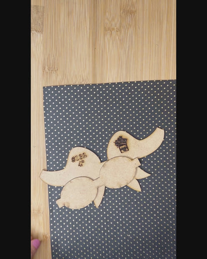 PLANTILLA de doble cara #132 MDF