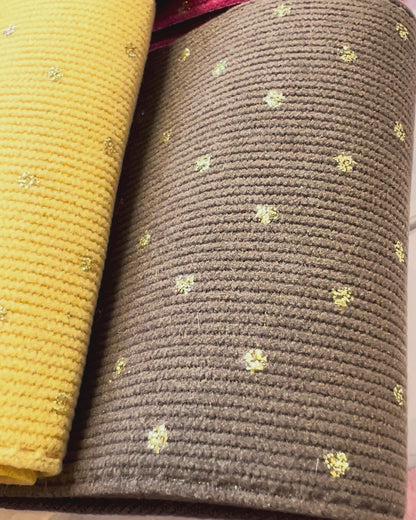 6 yards SET 7.5cm/3inch Velveteen Ribbon One yard each color.