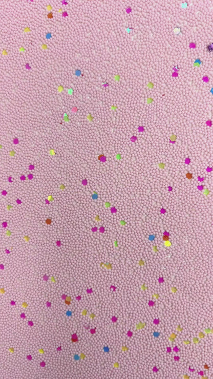 Puntos de inmersión de caviar rosa bebé