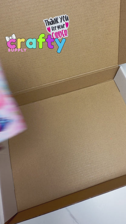 Favorite Characters Starter Box  38yards of Ribbon +13 DTF Transfers +10Yards Metallic Bies