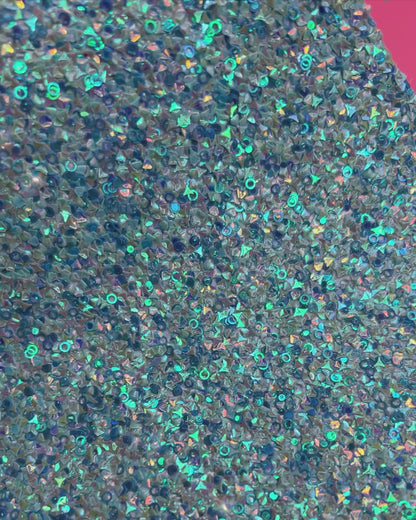 Set of 6 colors  Mega Chunky Glitter Studs