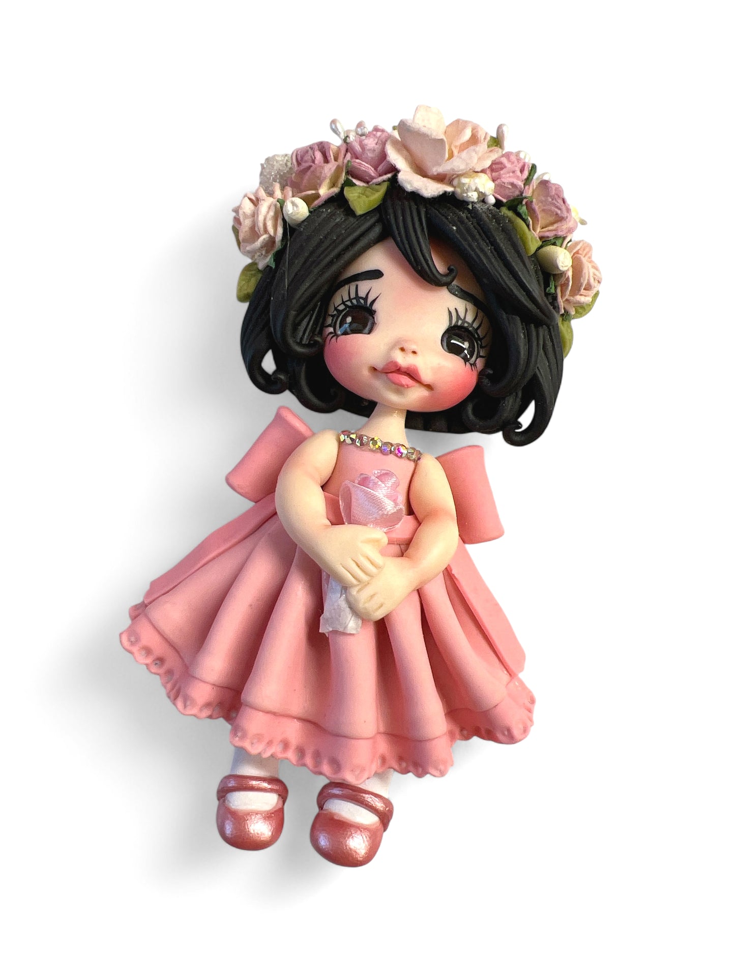4inch Hand Crafted Clay Doll