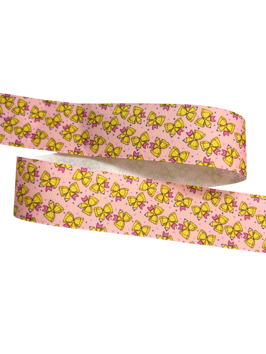 Lápices amarillos con lazo de 3,8 cm para jardín