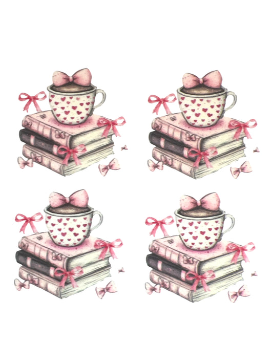 Hoja de transferencia de Coquette Books