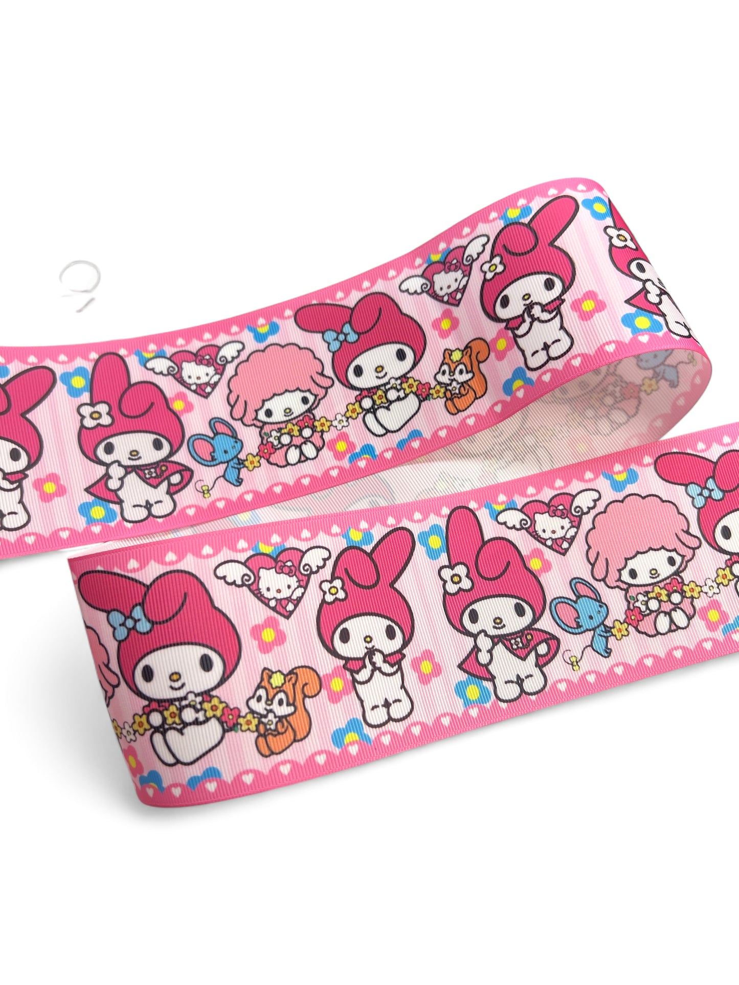 Cinta Melody So Pink de 7,5 cm y 1 yarda
