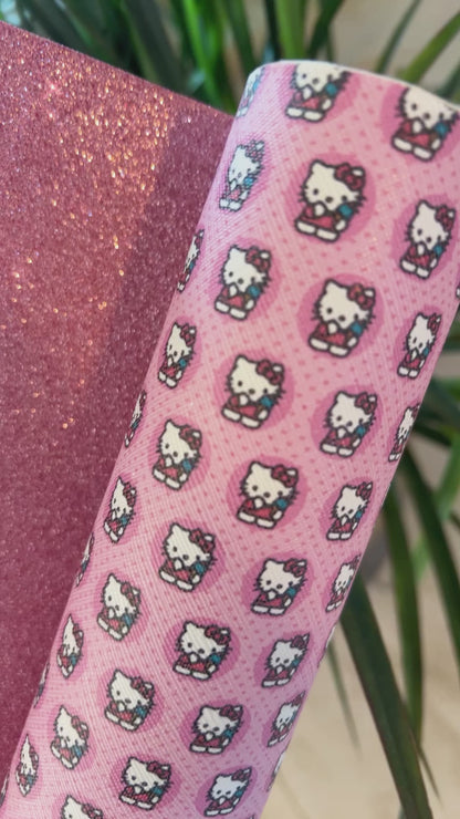 Doble Vista/Double Sided Pink Glitter HK