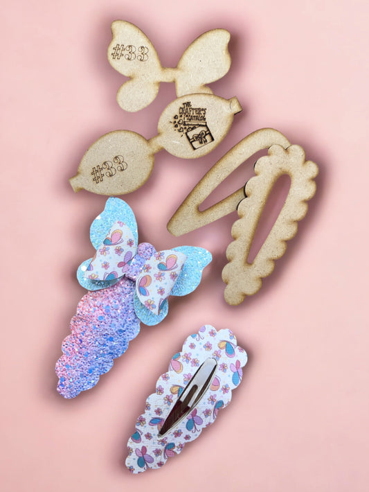 Plantilla MDF #33 Clip Mariposa