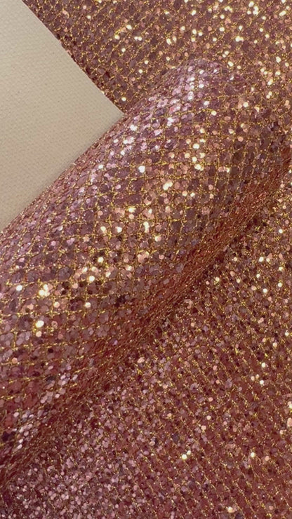 Escala Glitter Rose Gold